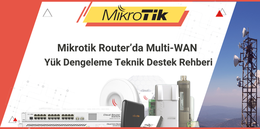 Mikrotik Router’da Multi-WAN Yük Dengeleme: Teknik Destek Rehberi